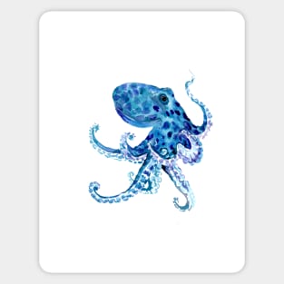 Blue Octopus Sticker